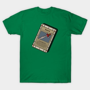 Sword Trading Card - Role Playing Game T-Shirt